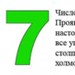 Numerology number 7. What does the number seven mean?